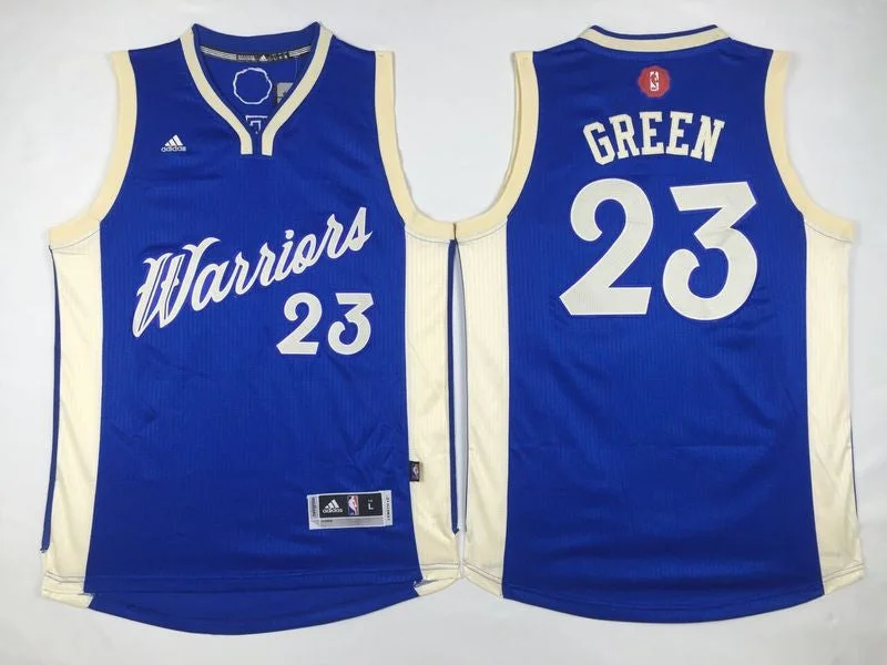 Warriors 23 Draymond Green Blue 2015-16 Christmas Day Swingman Basketball Jersey