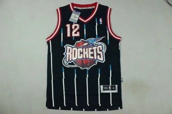 Rockets 12 Dwight Howard Navy Swingman Basketball Jersey