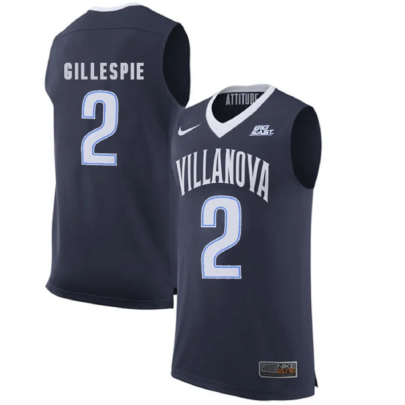 Villanova Wildcats 2 Collin Gillespie Navy College Basketball Elite Basketball Jersey