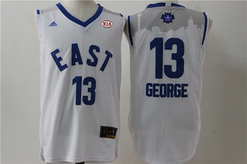 Pacers 13 Paul George White 2016 All Star East Basketball Jersey