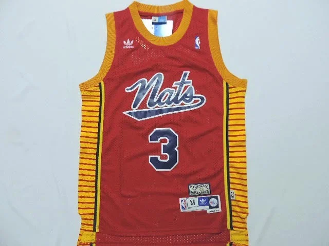 76ers 3 Iverson Red Hardwood Classics Basketball Jerseys