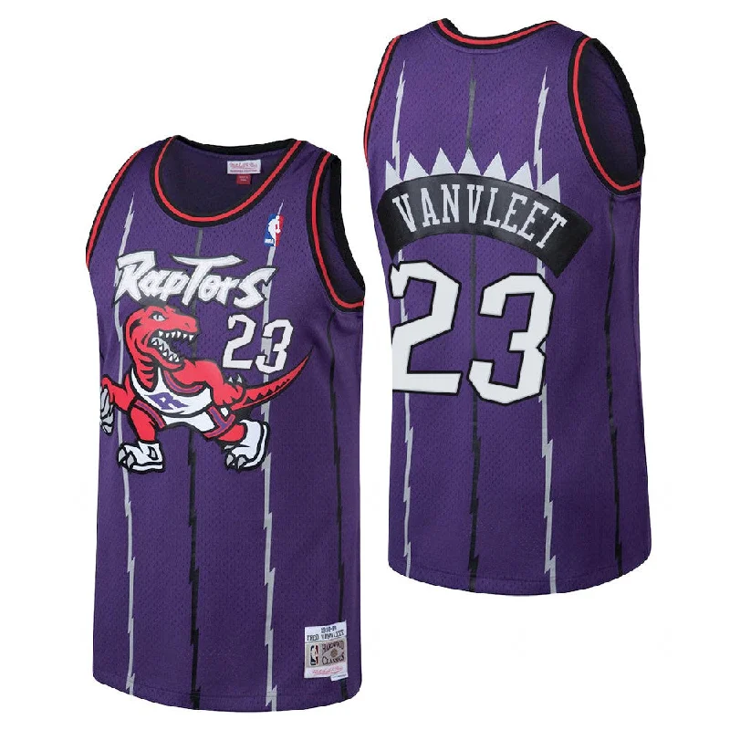 Men' Toronto Raptors #23 Fred VanVleet 1998-99 Mitchell & Ness Stitched Purple Basketball Jersey