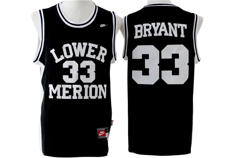 Lower Merion Aces 33 Kobe Bryant Black High School Basketball Jersey