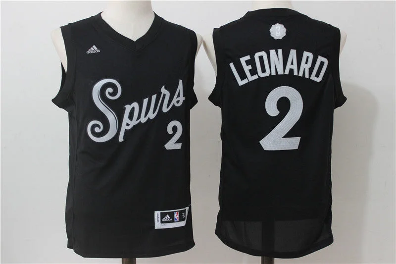 Spurs 2 Kawhi Leonard Black 2016 Christmas Day Swingman Basketball Jersey