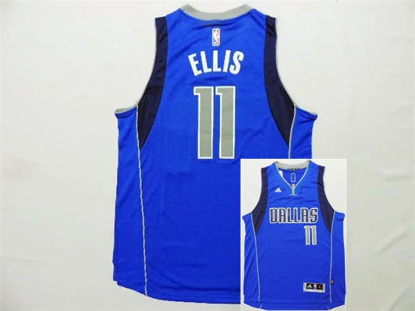 Mavericks 11 Ellis Blue New Revolution 30 Basketball Jerseys