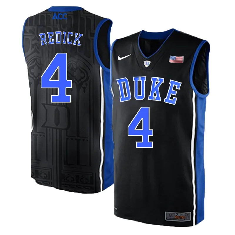 Duke Blue Devils 4 JJ Redick Black Elite College Basketball Basketball Jersey