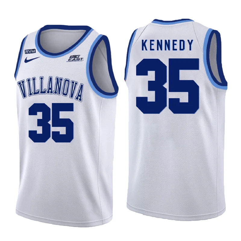 Villanova Wildcats 35 Matt Kennedy White College Basketball Basketball Jersey