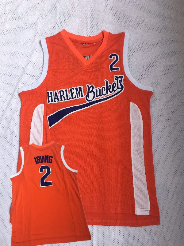 Harlem Buckets 2 Irving Orange Uncle Drew Movie Basketball Basketball Jersey