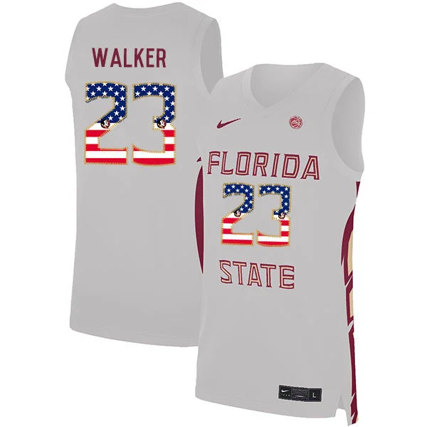 Florida State Seminoles 23 M.J. Walker White USA Flag Basketball College Basketball Jersey.jpeg