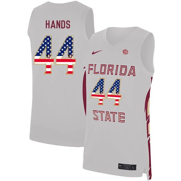 Florida State Seminoles 44 Ty Hands White USA Flag Basketball College Basketball Jersey